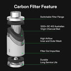 VIVOSUN Grow Tent Ventilation System, 4 Inch Inline Duct Fan with Speed Controller, 4'' Carbon Filter, and 8ft. Ducting Combo, Air Cooling and Filtration Kit for Grow Tent, Hydroponics (Pack of 2)