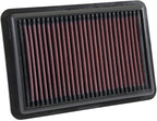 K&N High-Flow Original Lifetime Engine Air Filter: Increase Power: Washable: Compatible with 2017-2025 HYUNDIA/KIA: Elantra, I30, Kona, Veloster, Cerato, Forte, ProCeed, Seltos, Soul, Xceed, 33-5050