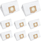 8 Pack AVG0905 Dust Filter Bags, Compatible with EGO Power 9 Gallon Wet/Dry Vacuum WDV0900, High Efficiency Dust Collection Vac Bags