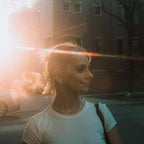 Prism Lens Filter 82mm Starlight Glare Filter Anamorphic Lens Flare Effect Filter Film Props(Rainbow Linear Flares)