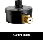 DECX271261 Boxed Pressure Gauge with Dial Replacement for Select Hayward Filter and Multiport Valve,1/4" NPT Lower mounting 2" Dial Pool Pump Pressure Gauge 0-60psi/4bar. (271261)