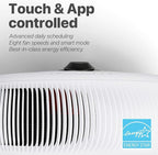 IQAir Atem X - 3Pack - Smart Air Purifier for Large Rooms up to 4950 sq. ft., WiFi App Control, HyperHEPA Filters Viruses, Bacteria, Allergies, Asthma, Mold, Pets, Dust, Odor; Made in Germany