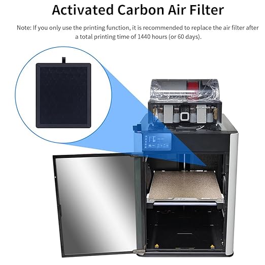 Lab H2D Activated Carbon Air Filter Cartridge for Bambu Lab H2D 3D Printer Replacement Filter