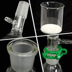 Glass Vacuum Suction Filter with 1000mL Filter Bottle and 250ml Funnel Filtration Kit Lab Vacuum Filtration Distillation Apparatus