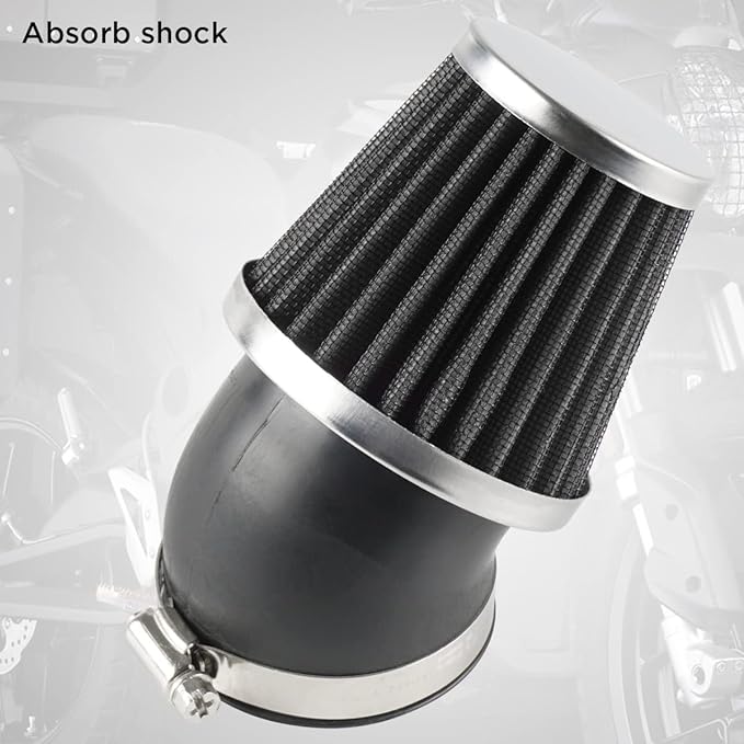 Evermotor Motorcycle Air Filter, 41mm 42mm 43mm Filter for 50cc 70cc 90cc 110cc 125cc 150cc Carb Filter GY6,Moped,ATV