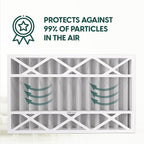 EconoHome 16x25x4 AC Furnace Pleated Air Filter MERV 11 Replacement – Allergen Defense, 2 Pack, Fits Lennox (X6670), Honeywell (FC100A1029) filters. (Actual size: 15.94 x 24.86 x 4.36 Inches)