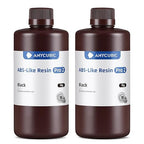 ANYCUBIC ABS-Like Resin Pro 2, 3D Printer Resin with Enhanced Strength and Toughness, High Precision and Minimal Shrinkage, Wide Compatibility for All LCD Resin 3D Printers (Black+Black, 2kg)