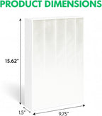Nispira KC-850U KC850U H13 HEPA Filter Replacement for Sharp Air Purifier KC-850U Part FZ-C100HFU, 1 Pack