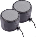 FABULETTA 2Pcs Grow Tent Vent Cover Set 4in 6in 8in Waterproof Oxford Cloth Mesh Duct Filter with Elastic Band and Fixed Buckle for Plant Greenhouse Airflow Dust and Pest Control(6in)