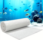 Aquarium Filter Floss 12"x72"x0.13" Filter Floss for Fish Tank -Micro Fine Multi-Layer Polishing Aquarium Filter Pad-Filter Media Roll for Crystal Clear Water Cut to Size