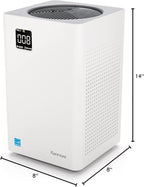 Kenmore PM2010 Air Purifiers with H13 True HEPA Filter, Covers Up to 1200 Sq.Foot, 24db SilentClean 3-Stage HEPA Filtration System, 5 Speeds for Home Large Room, Kitchens & Bedroom, PM2010