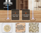 Longer Ray5 Laser Engraver, 10W Laser Cutter, 0.06 * 0.06 mm Precision Laser Engraver for Acrylic, Wood, and Metal with Emergency Stop, 3.5-inch Touch Screen for DIY
