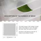 Nylon Mesh Fabric, 60 80 100 120 200 250 300 350 400 500 Mesh Filter, Reusable Strainer Cloth for Wine Juice Fresh Milk(1m x 1m) (120 mesh)