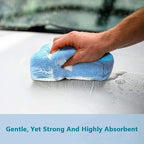 Microfiber Applicator Pads, 8 Pcs Soft Foam Core Detailing Pads for Wax, Sealant, Dressing, Interior & Exterior Car Care