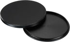 PATIKIL 55mm Lens Cap, Camera Lens Cap Cover Universal Front Metal Lens Filter Stacks Cap Protective Case for 55mm Camera Circular Polarizing Fader ND Filter, Black