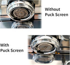 watchget 51 Espresso Puck Screen - Lower Shower Screen - 1.7mm Thickness Metal Reusable Coffee Filter for 51mm Protafilter Basket 316 Stainless Steel 150μm