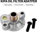 KIPA Oil Filter Adapter Replace for Small Block Chevy V8 Engines SBC BBC Spin On Bypass 305 307 327 350 400 396 402 427 454# 3952301