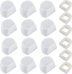 18PCS Carbon Filters and Foam Pre-Filter Replacement Set Compatible with Petsafe Drinkwell Avalon Pagoda Seascape Sedona Water Bowl Fountain Prefilters,Pet Water Fountain Filters,12+6 Pack