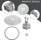 FABULETTA SF80110-1 Leaf Trap Cover Lid with O-Ring and Valve for Intex 12 Inch Sand Filter Pump Pool Equipment Replacement Parts