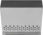 Vent Systems 4" Inch Air Supply Vent Cover with Rubber Gasket - Stainless Steel - Robust Weatherproof Outdoor Air Intake Box - Duct or Surface Mounting - Rain and Snow Protection