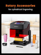 AlgoLaser 5W Smart Laser Engraver Machine: Portable Laser Engraver with 3.5" Touchscreen & 2.0 AlgoOS System - Hand Draw/Wireless Transmission/SD Card/Offline - Laser Engraving for Wood, Leather