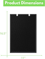 Nispira Activated Carbon Pre Filter Replacement, 3 Pack, Compatible with Bissell Air220, Air320, 2609a, 2768a Air Purifiers