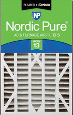 Nordic Pure 16x25x3 (Actual Size: 15 13/16 x 24 5/16 x 3) MERV 13 Plus Carbon Trion Air Bear Cub Replacement Air Filter 1 Pack