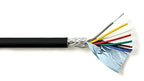 10C 24AWG AMSB Shielded Cable Wire (UL2464) - Highly Flexible Str TC, PVC Ins, OS+TC BRD, PVC JKT for CNC Machine, Stepper Motor, VFD Spindle (Matte Black 100FT)