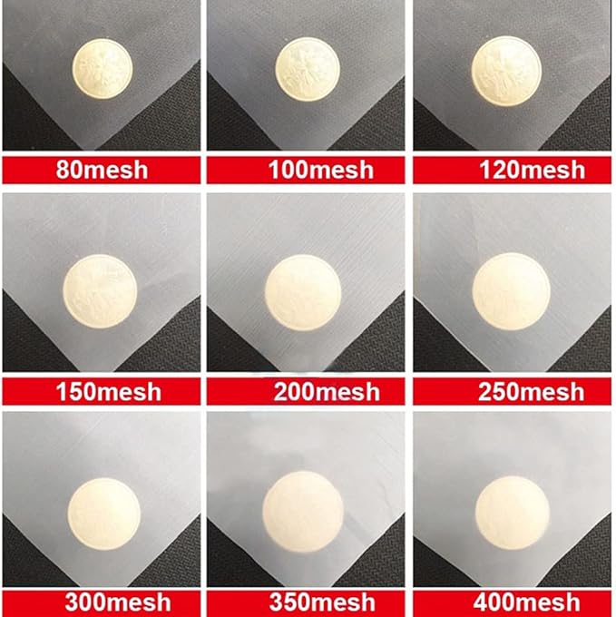 Fine Filter Mesh Nylon Fabric, Recycling Screens for Kitchen Filtration Food Wine 80-500 Mesh(400mesh 38micron,1x10 meter)
