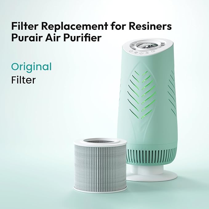 Resiners 2 Pack Replacement Filter for Purair Air Purifier, 2-in-1 Resin Air Purifier Replacement Filter, H13 True HEPA Replacement Filter, SGS Certified, Epoxy Resin Tools Resin Accessories Supplies