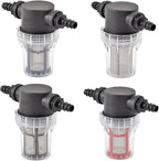 Garden Home 40-200 Mesh Large Flow Visible Filter Connector to Barb 16mm 20mm 25mm Hose Pre-Filter Garden Irrigation Agriculture Tool 1 Pcs Filter (Color : C, Size : 200Mesh)