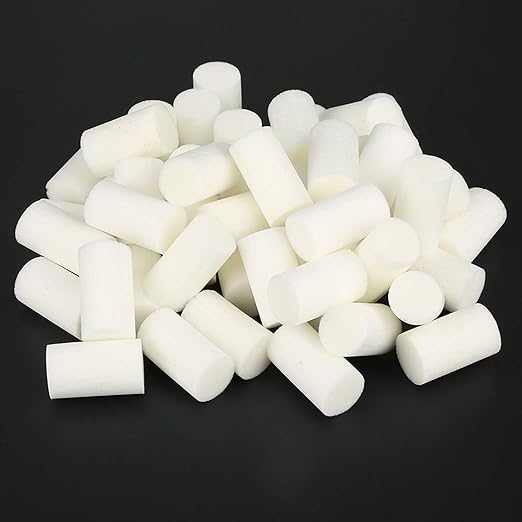 High Pressure Pump Filter Element Part 50Pcs Electric Water Filters Pump Prefilter Replacement PCP Compressor Cotton Pre Filter for Electric Air Compressor Part