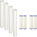 CFS – Whole House Water Filter Cartridges Compatible with EQ-304-20, EQ-PFC.35 Models – Removes Bad Taste and Odor – Replacement Filter Cartridge (4 Pack - Pre + Post Filter)