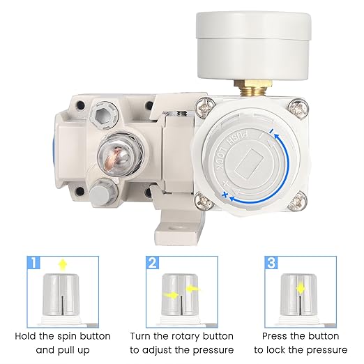 1/4 Inch NPT Compressed Air Filter Air Pressure Regulator Water-Oil Separator Trap Filter with Lubricator Cup