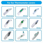 500X Ear Thermometer Probe Covers Lens Filters Refill Caps for All Braun Models, BPA Free and Disposable for Braun