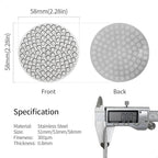 watchget 58.35mm Espresso Puck Screen Reusable Mesh Coffee Filter 0.8mm Thickness Puck Screen Stainless Steel Lower Shower Screen for 58mm Protafilter Basket