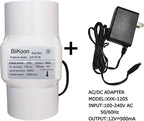3 Inch/75mm Inline Duct Fan 12V 18W Variable Vent Blower Plastic Air Extractor Booster for Carbon Filter Grow Tent Basement Shutter Attic (Color : NO Adjustable Speed, Size : 18w)