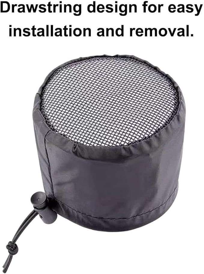 Duct Filter Vent Cover – Planting Ventilation Fitting, 2 Pieces Flexible Ducting Cover | Indoor Greenhouse Airflow Control, Laundry Vent Replacement, Outdoor Kitchen RV Tent Exhaust Protection Accesso