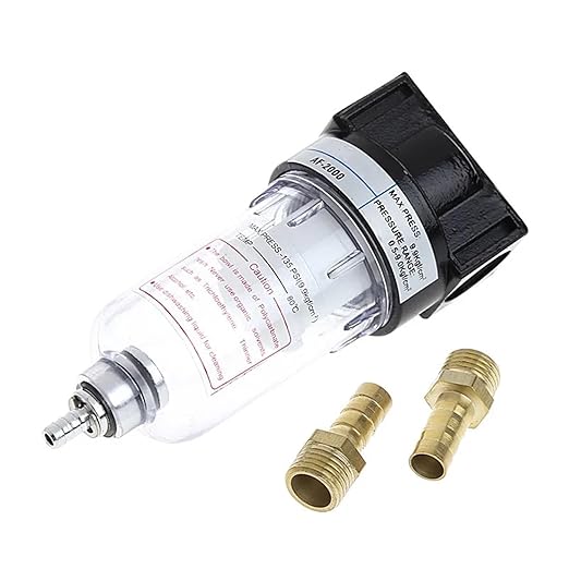 Air Processor AF2000 air Oil Water Separator air Compressor Spray Paint air Gun Filter Single Component Drainage(AF2000 Y10mm)