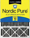 Nordic Pure 20x25x5 (19 3/4 x 24 3/4 x 4 3/8) Lennox X6673 X6675 ReplacementÃ‚ AC Filter MERV 10 + Carbon 1 Pack