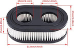 593260 Air Filter with Pre Filter and Spark Plug Fits for B&S 725EX 625EX 575EX 550EX 525EXI Engines, Air Filter Parts for Toro Recycler 22 and Troy Bilt Lawn Mower (4 Pack-1)