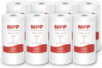 SimPure Sediment Water Filters, 5 Micron 10" x 4.5" Whole House Water Filter Replacement Compatible for W15-PR, DGD-5005, FP15B, HD-950A, GXWH35F, GXWH30C for Well Water, 8 Pack