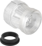 SF90110-1 Replacement Leaf Trap for Intex 1500 GPH Sand Filter Pump, Above Ground Pool Filter Pump Part Hose Connector with 11228 L-Shape O-Ring Gasket fit Intex 10 Inch Filter Pump