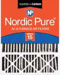 Nordic Pure 20x25x5 (Actual Size: 19 3/4 x 24 3/4 x 4 3/8) Lennox X6673 X6675 Replacement AC Filter MERV 15 + Carbon 1 Pack