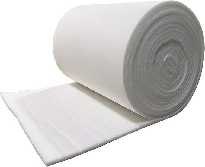 wioboy Paint Booth Ceiling Filter, Spray Booth Tacky Intake Filter for Down Draft Paint Booths (60" x 260" (1/case))
