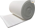 wioboy Paint Booth Ceiling Filter, Spray Booth Tacky Intake Filter for Down Draft Paint Booths (36" x 127" (4/case))