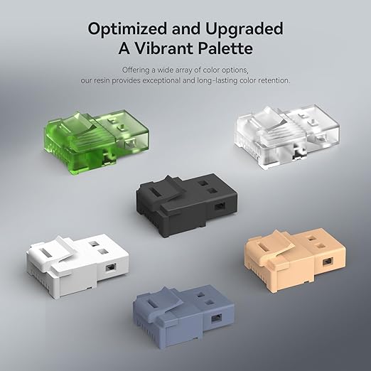 ANYCUBIC ABS-Like Resin Pro 2, Upgraded 8K 3D Printer Resin with Enhanced Strength and Toughness, High Precision, Low Odor, Wide Compatibility for All LCD 3D Printers (Smoky Black, 1kg)