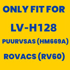 6 Pack LV-H128 Replacement Filter Compatible with LEVOIT LV-H128 / PUURVSAS (HM669A) / ROVACS (RV60) Air Purifiers, 3-in-1 Middle Layer, Activated Carbon Layer and Pre-Filter