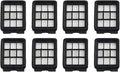 wet dry vacuum cleaner, Compatible For Redkey W12 Floor Scrubber Vacuum Replacement Spare Parts Accessorie HEPA Filter,for home and floor(8pcs)