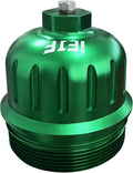 iFJF 134001 Fuel Filter Housing Cap Replacement for 2017-2020 GM Duramax 6.6L L5P Chevy Silverado/GMC Sierra 2500HD 3500HD (Green)